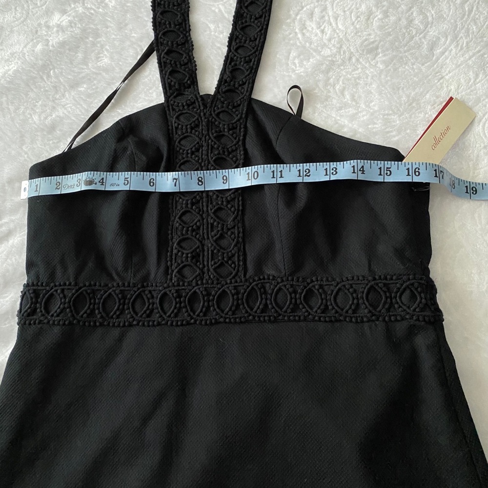 NWT Eyelet Accented Halter Dress - Picture 4 of 9